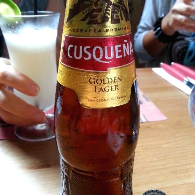 Buenísima cerveza: Cusqueña