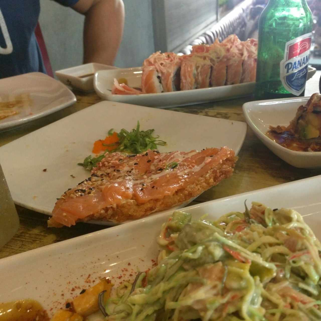 sushi pizza y ensalada nacion