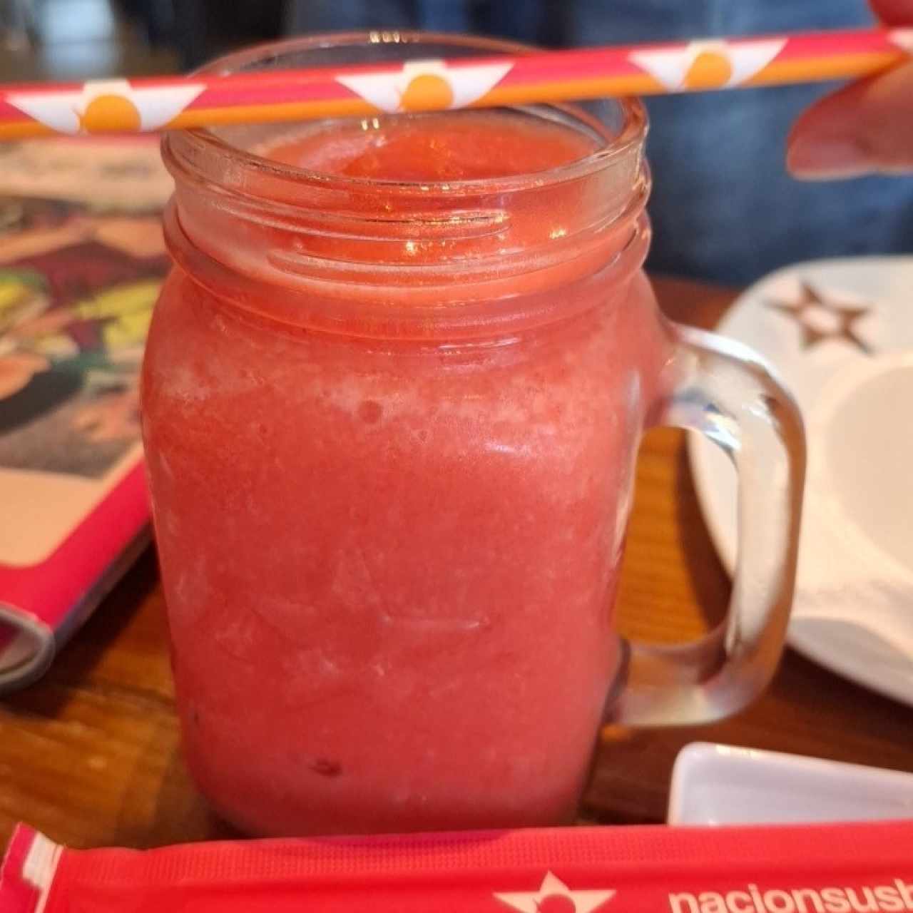jugo de fresa