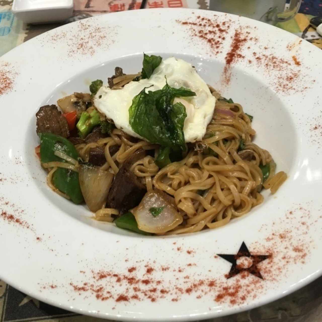 Pad kee mao de carne