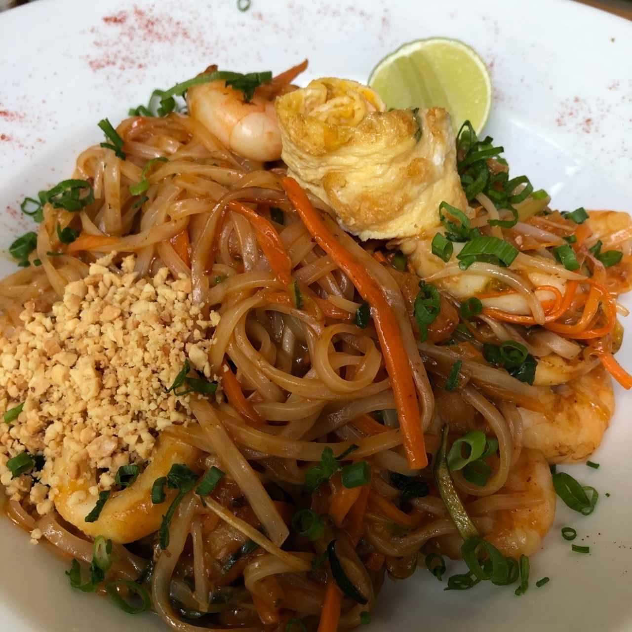 Pad Thai de mariscos