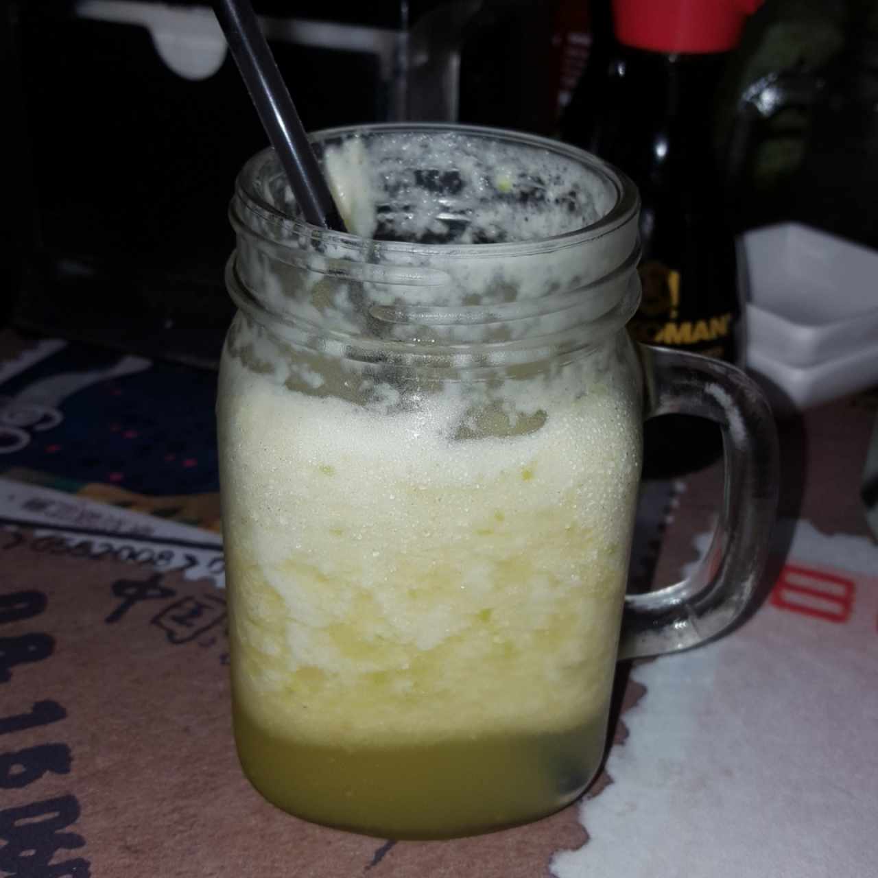 Jugo de manzana verde, piña y jengibre