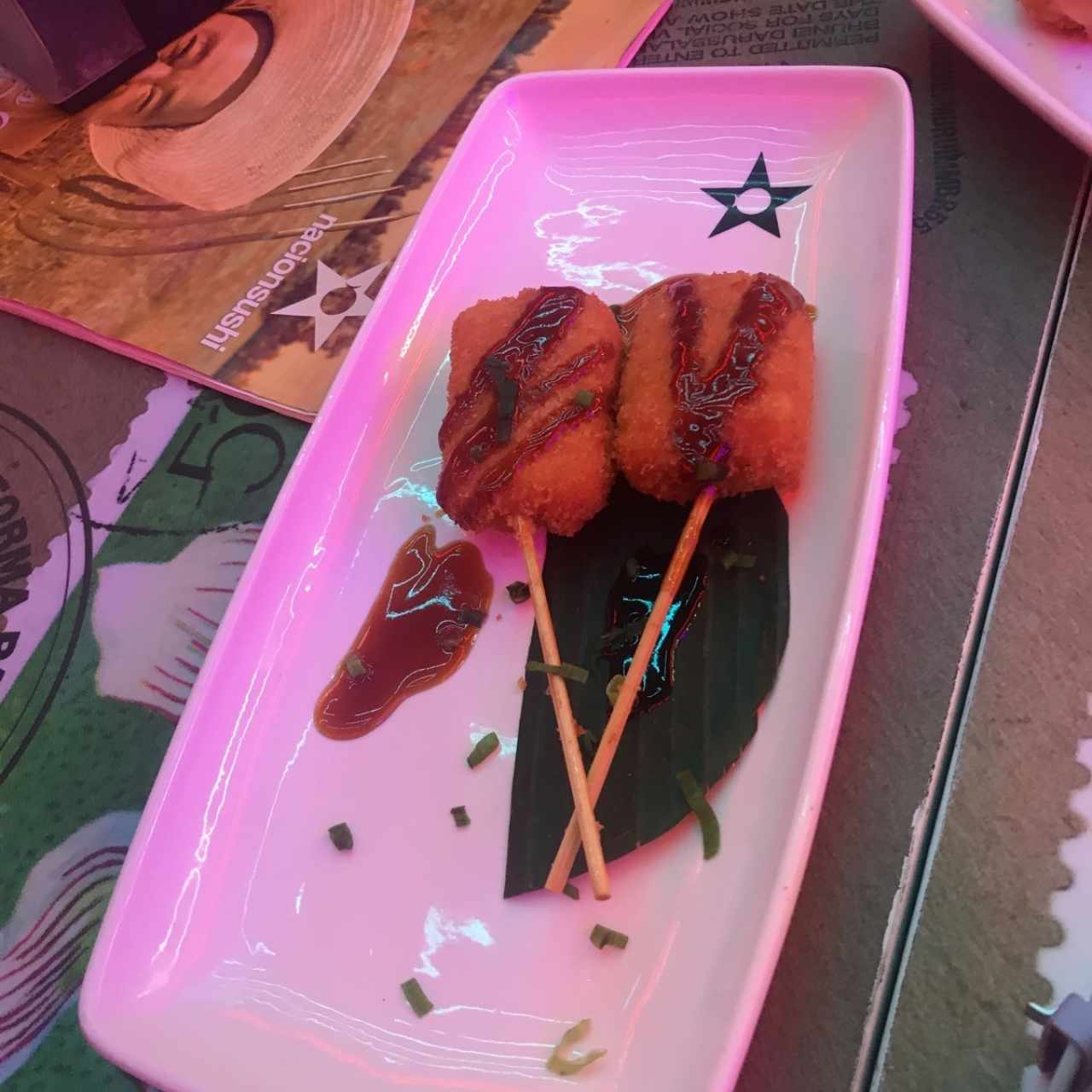 brocheta de queso