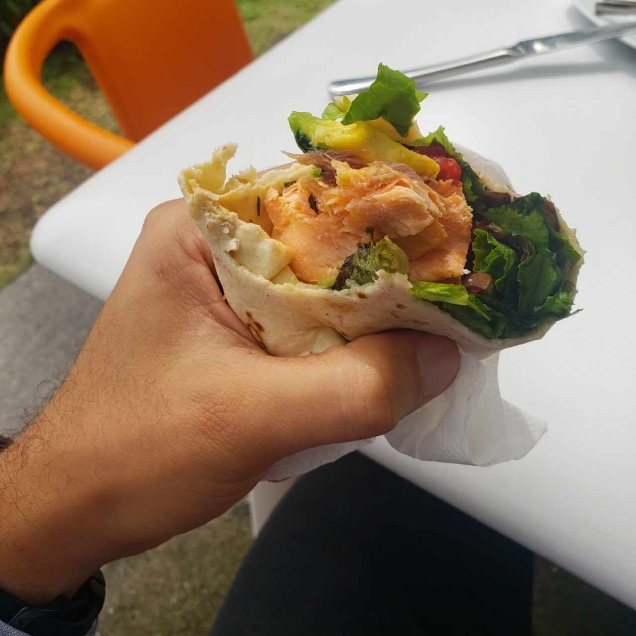 Saludables Wraps - Wrap de Salmón