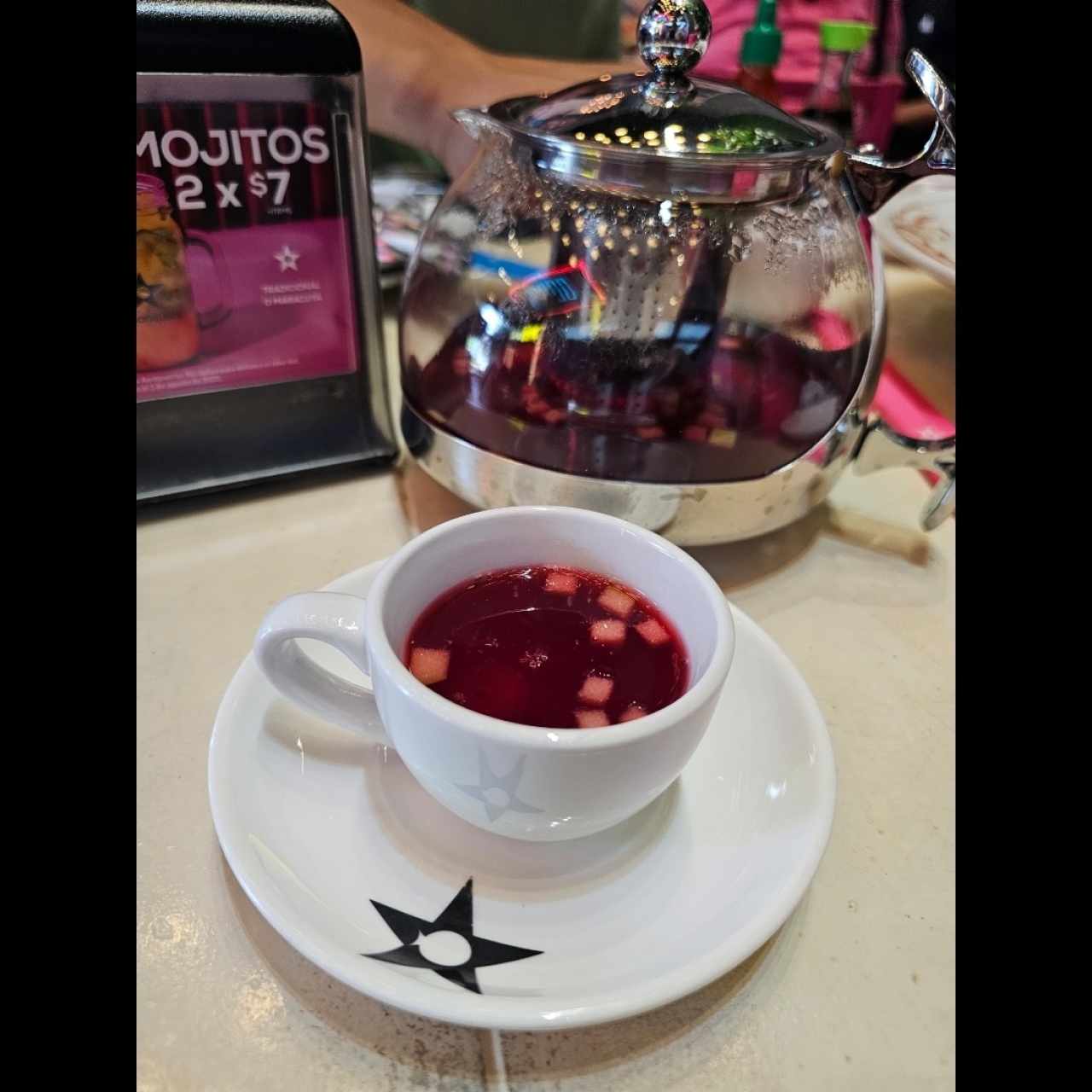 Té frutos rojos sin miel 