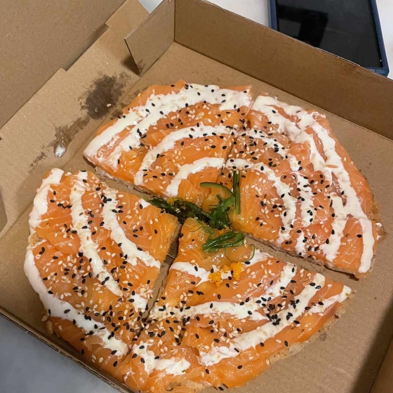 Pizza de Salmón Fresco