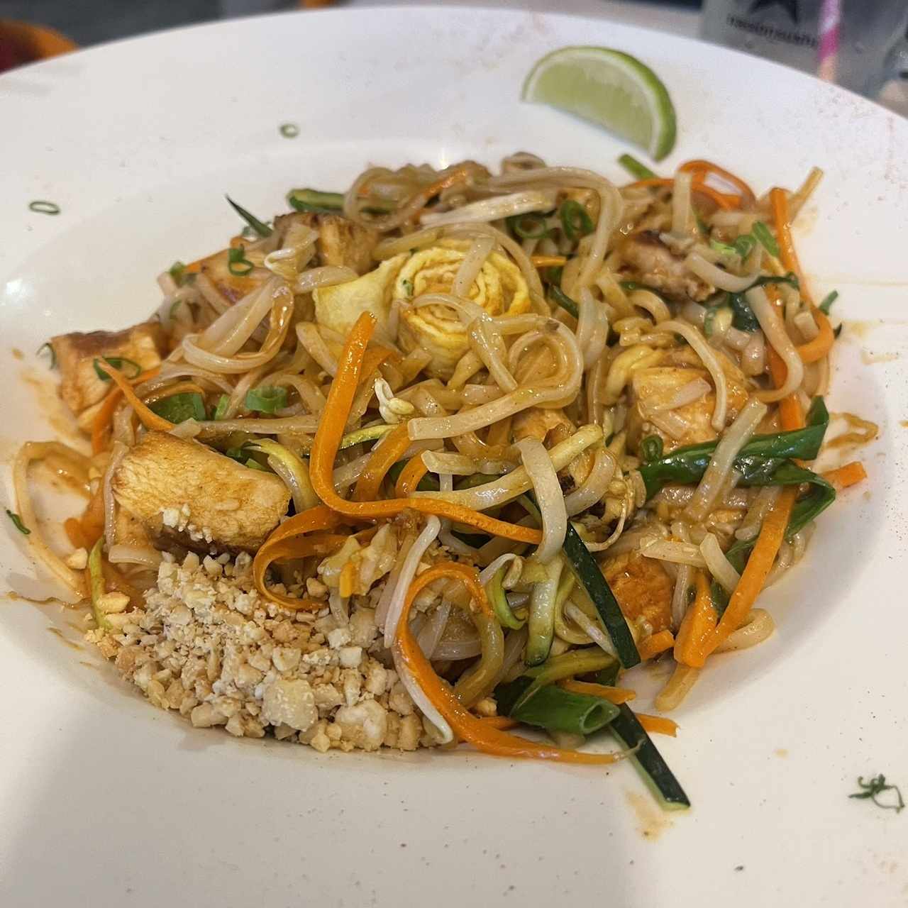 Phad Thai de Pollo