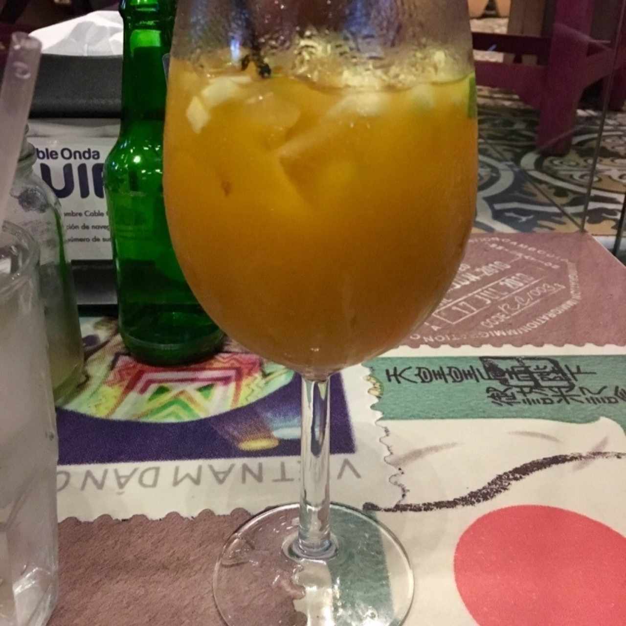 Seductores cocteles - Sangría de mango