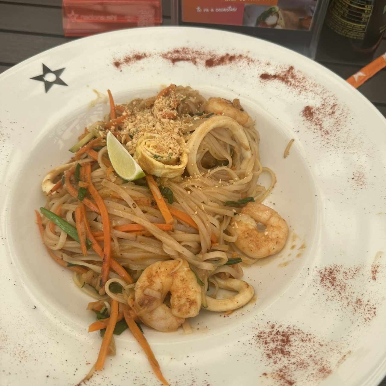 Phad Thai de Mariscos