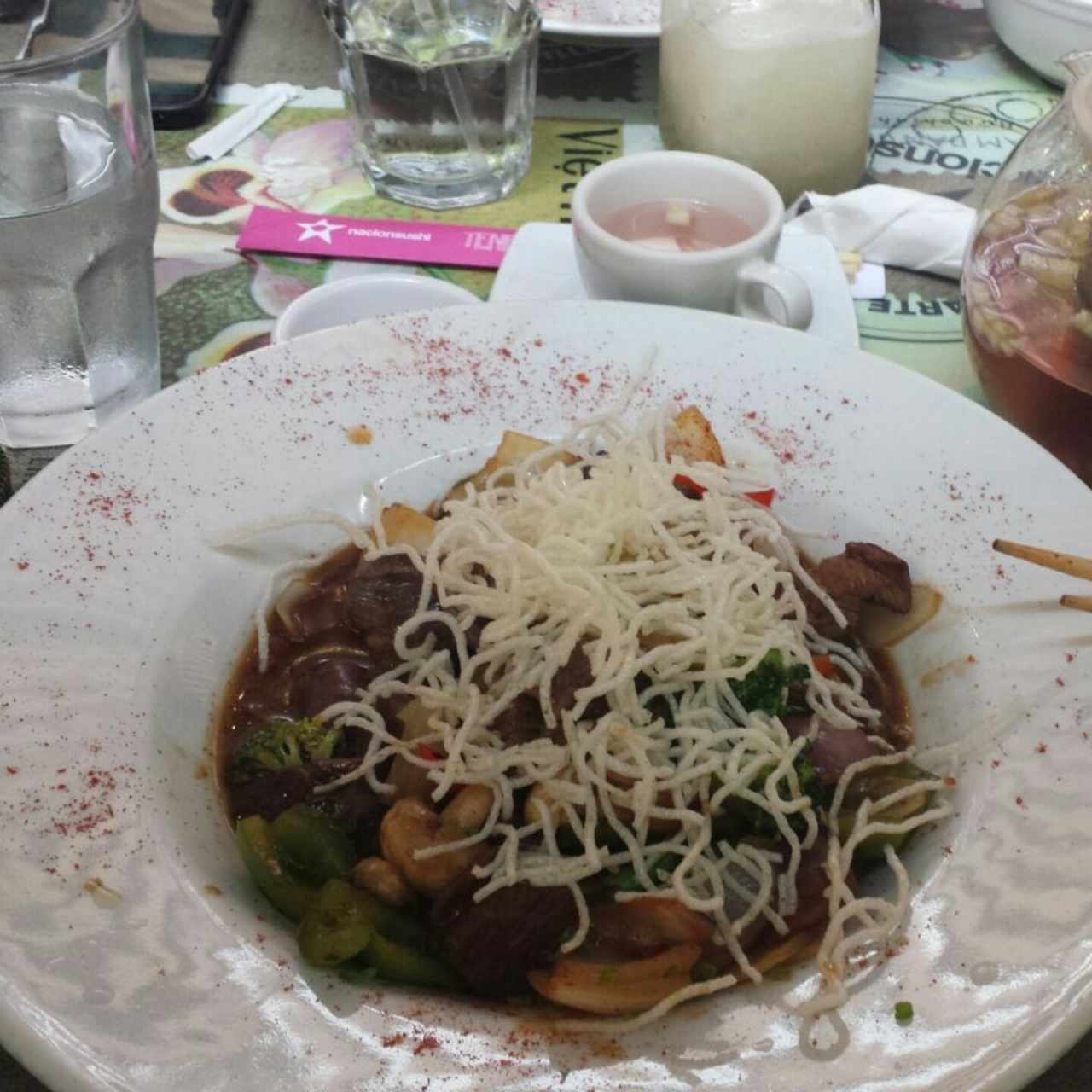 Stir fry de filete de res