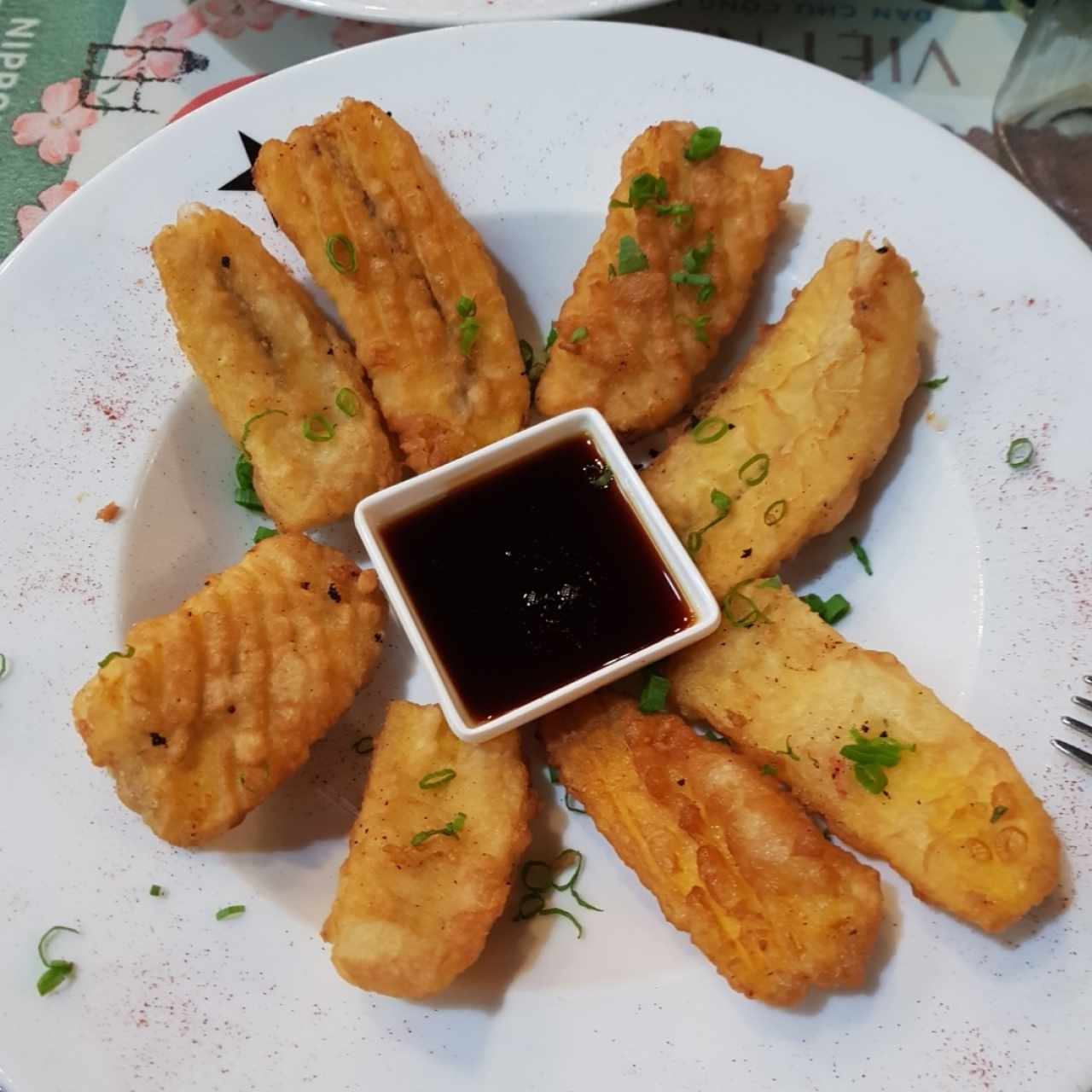 tempura de plátano
