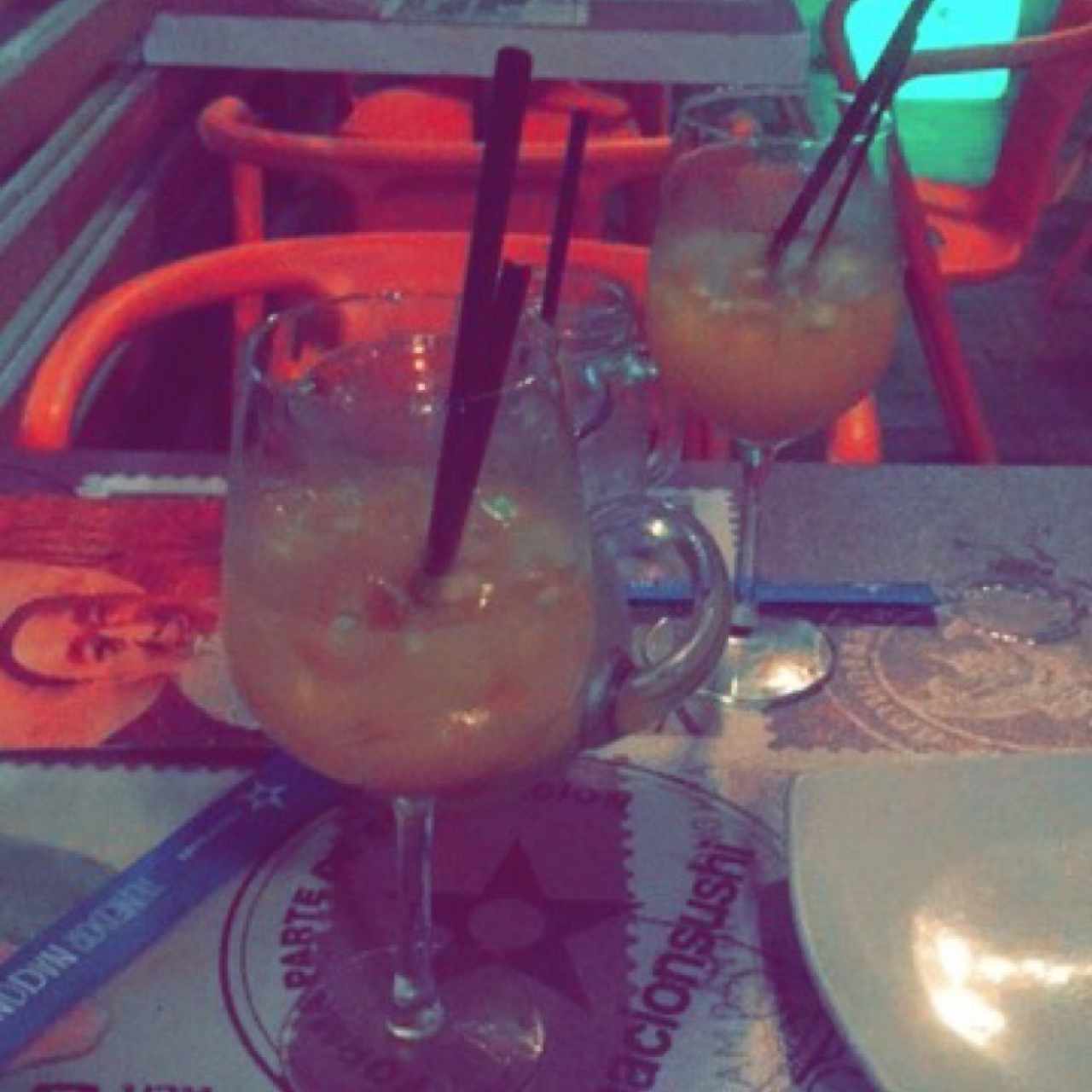 Seductores cocteles - Sangría de mango