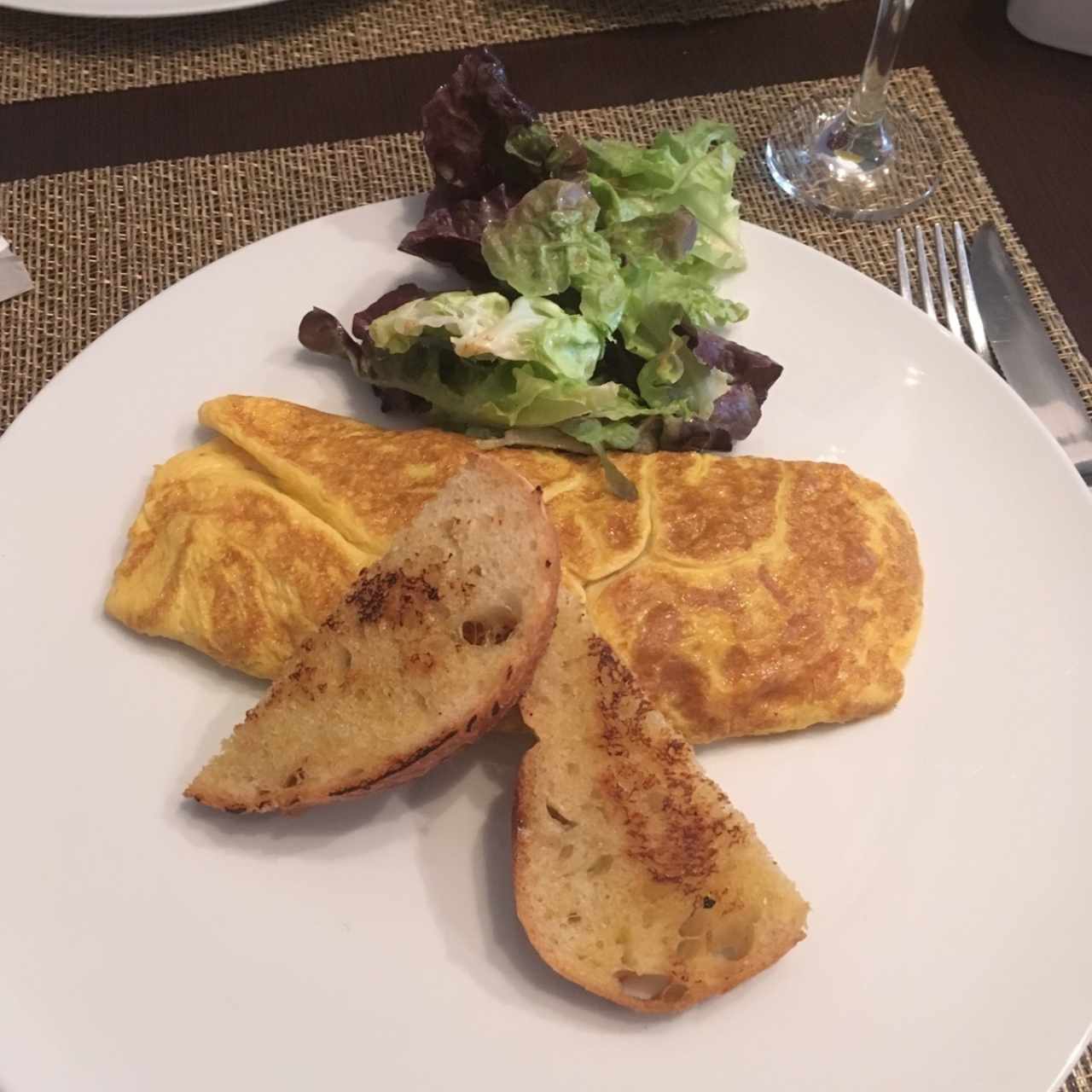 Omlette caprese