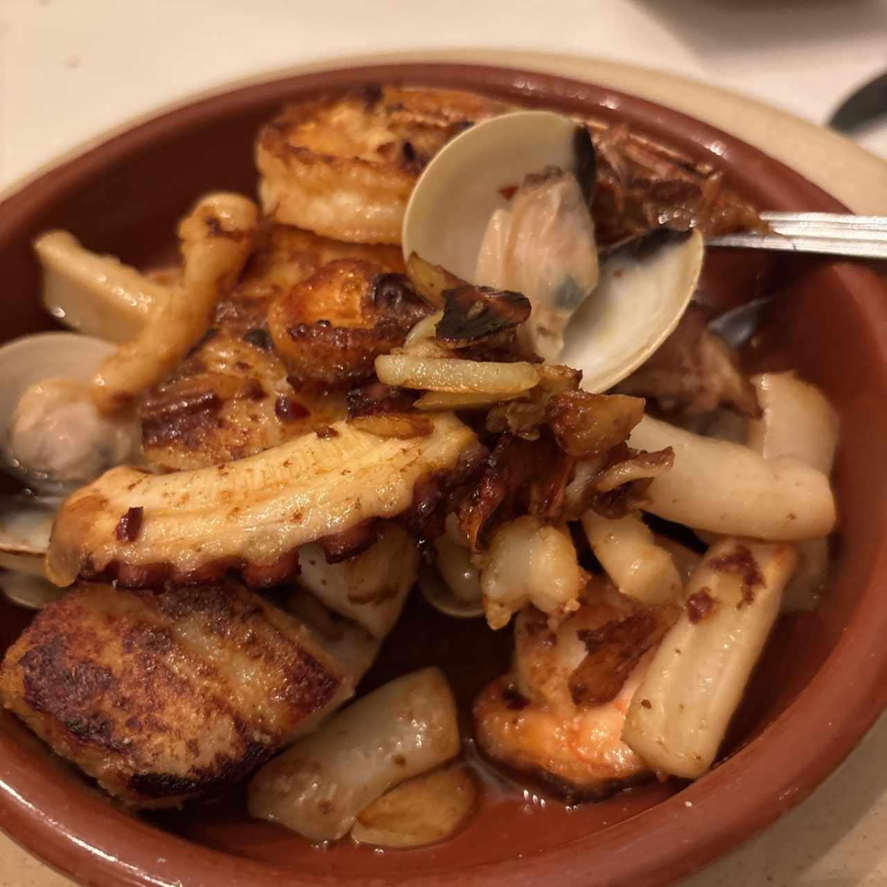 Cazuela de mariscos 