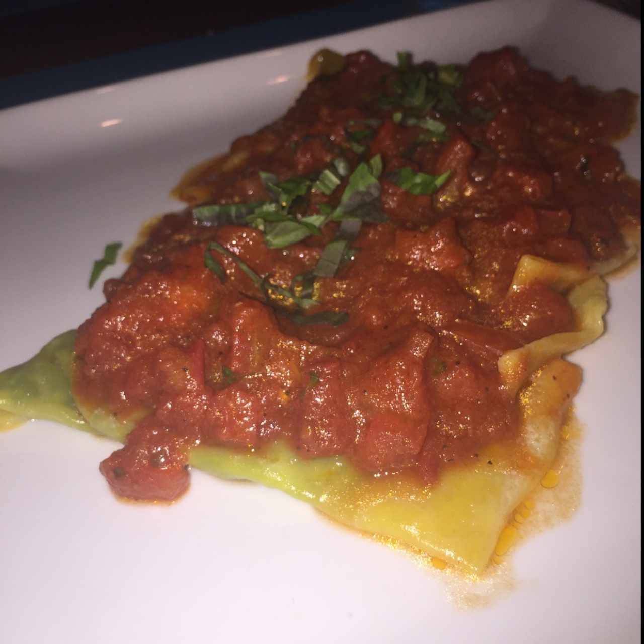 Raviolis de Ricotta y Spinaci
