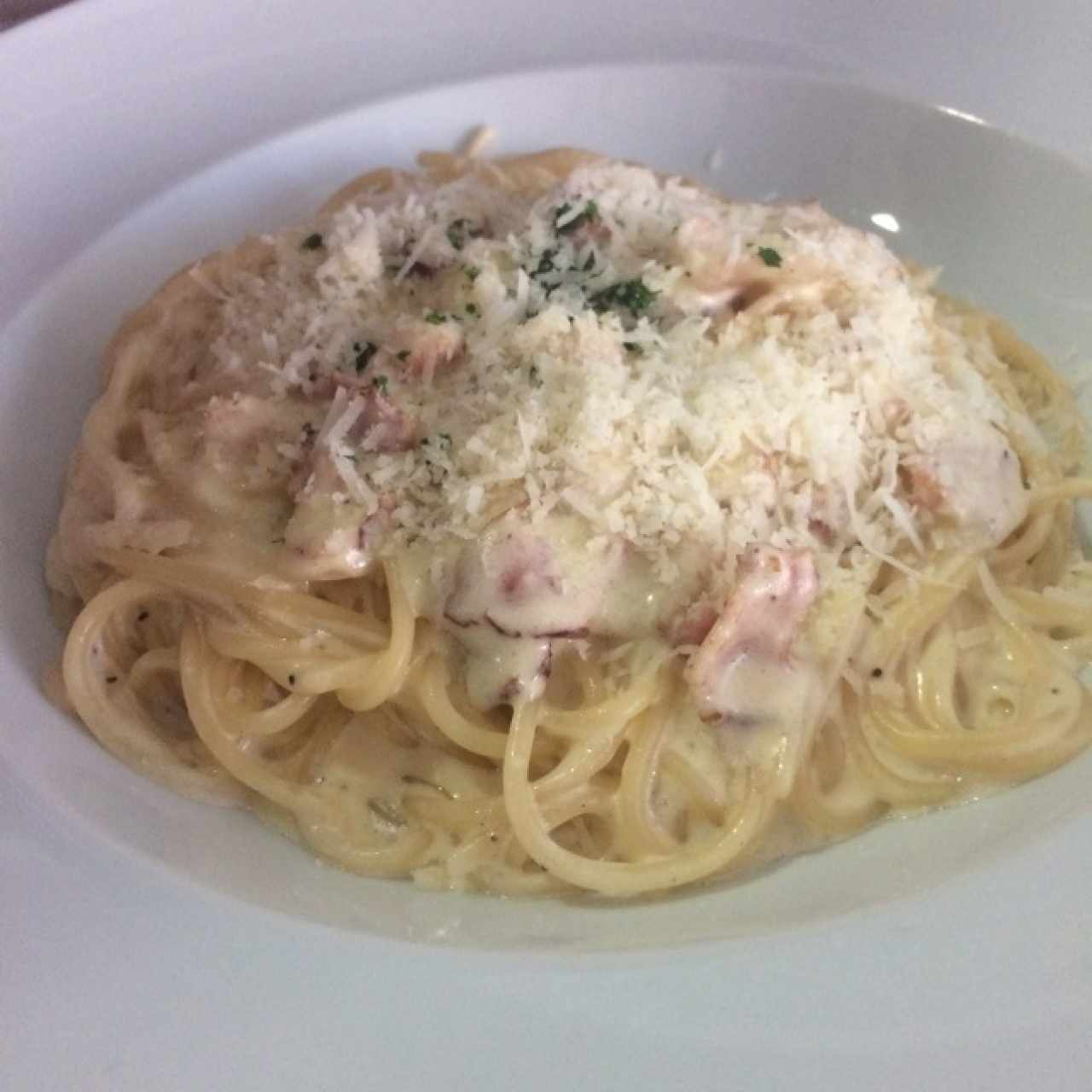 Spagetti a la carbonara