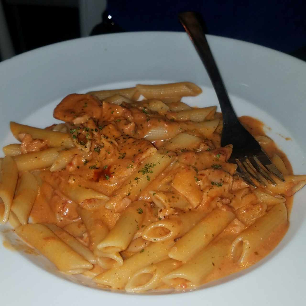 Penne con salmone e vodka