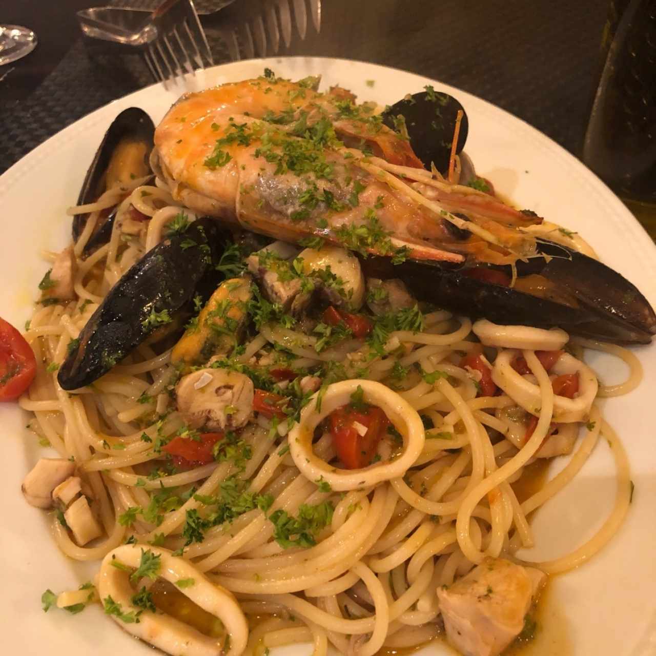 Spaguetti a lo Scoglio