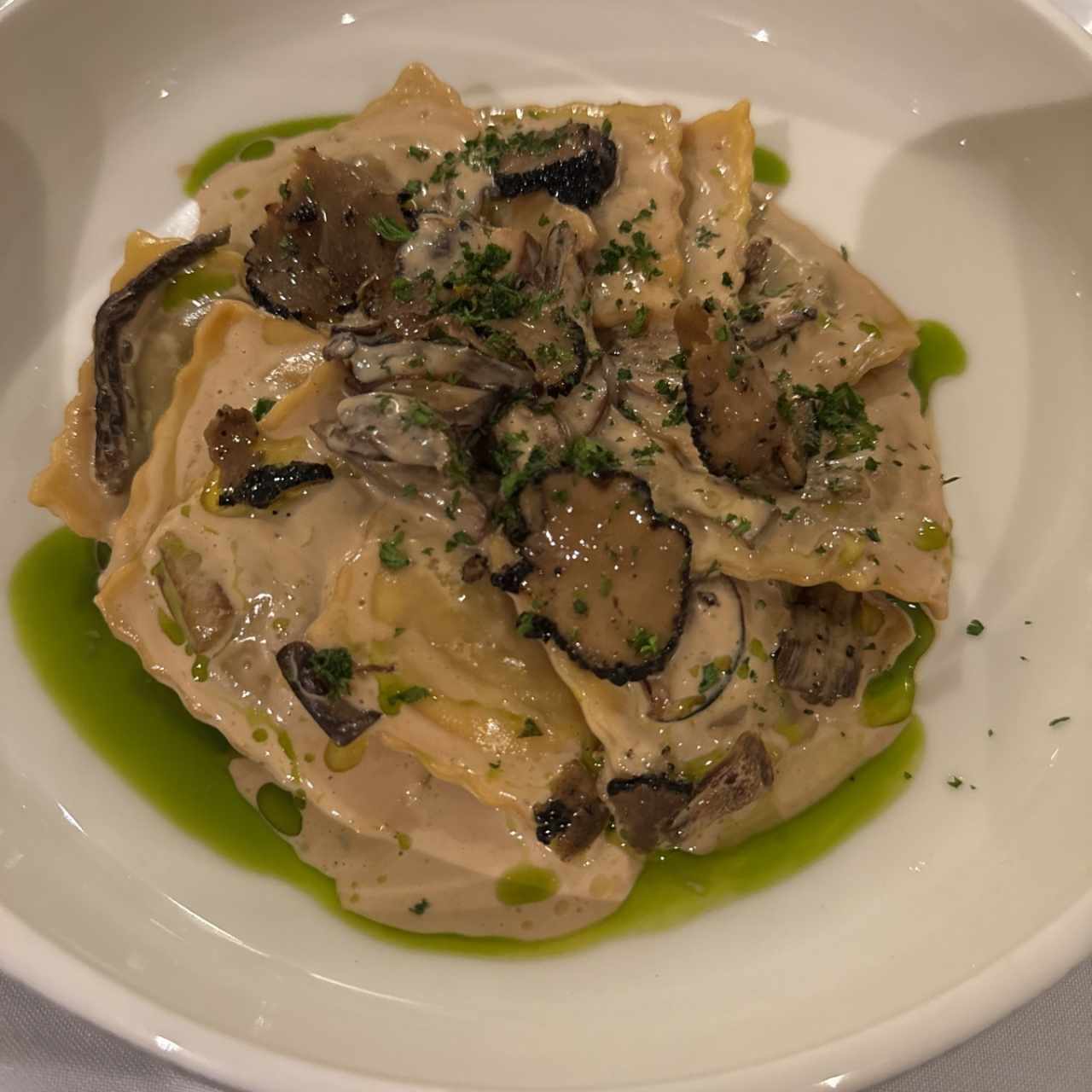 Ravioli al Funghi Porcini e Tartufo