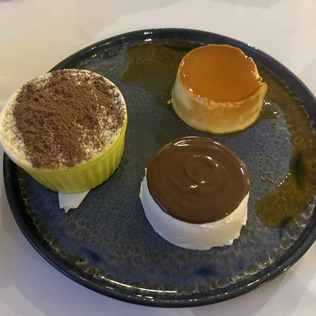 Tiramisú-Panna cottta-Flan