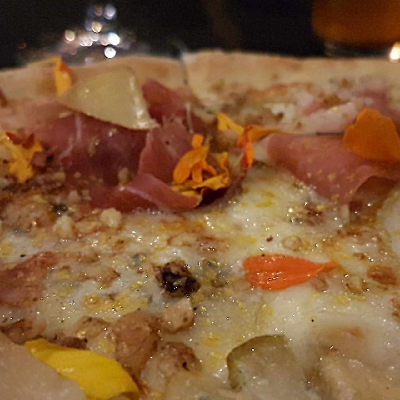 pizza flor de otoño