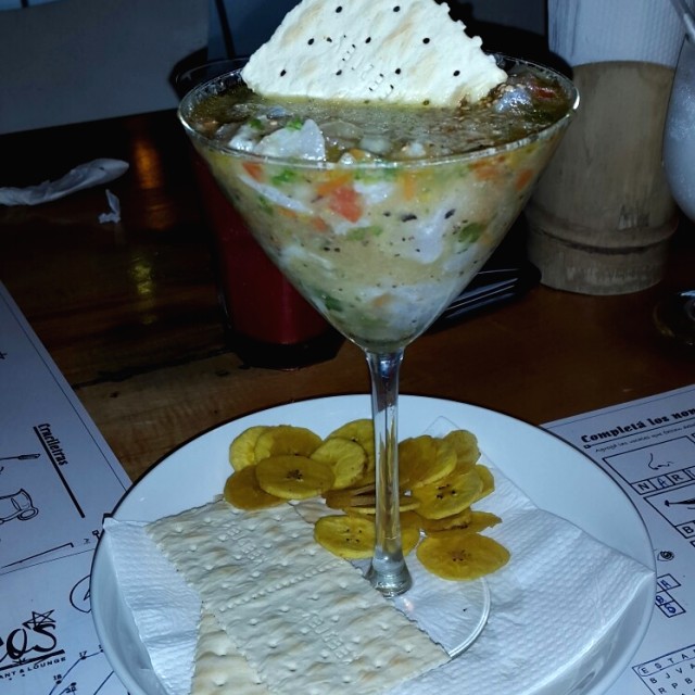 Ceviche de corvina 