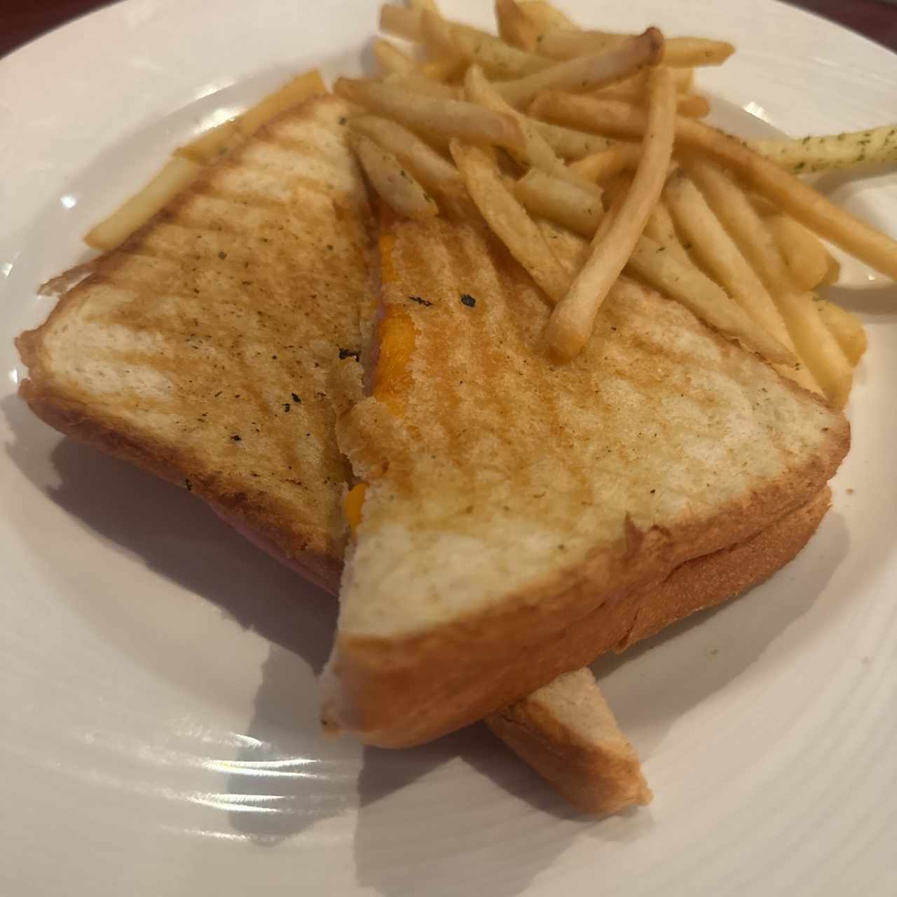 Derretido de queso y jamón 