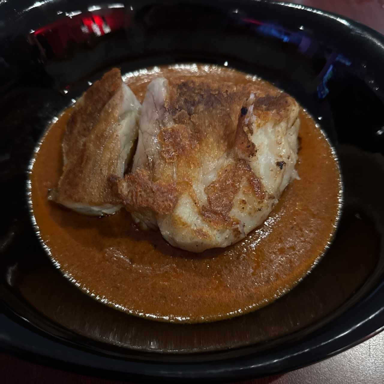Corvina al curry 