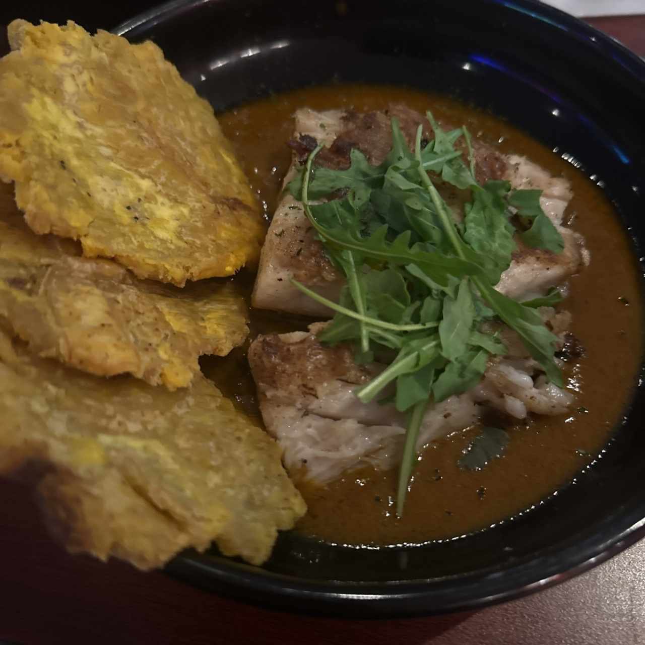 Corvina al curry 