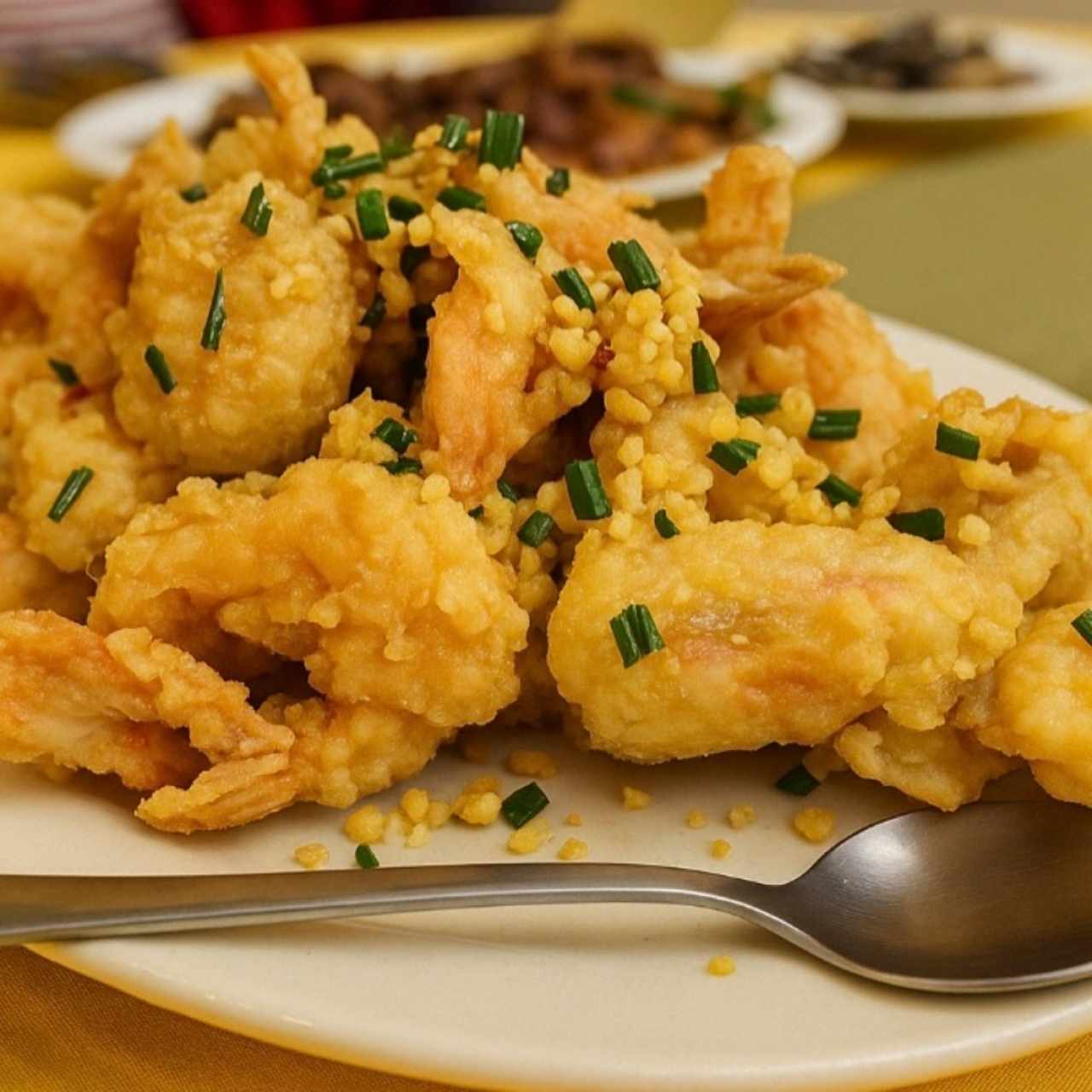 Camarones salteados