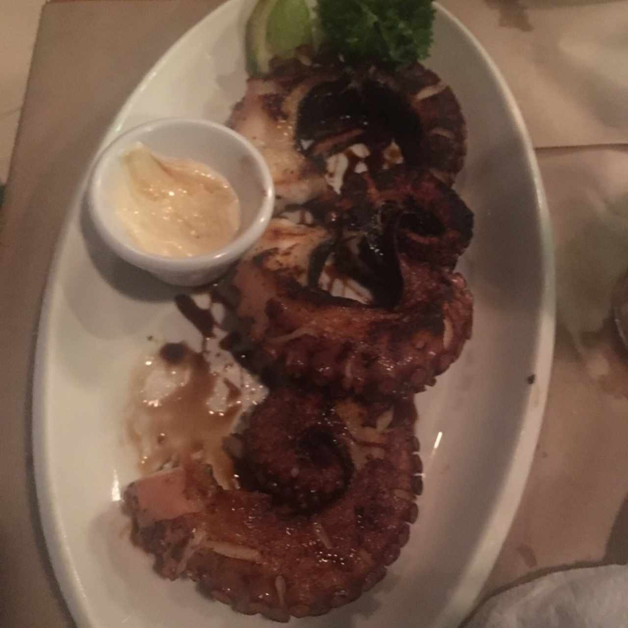 pulpo al carbon 