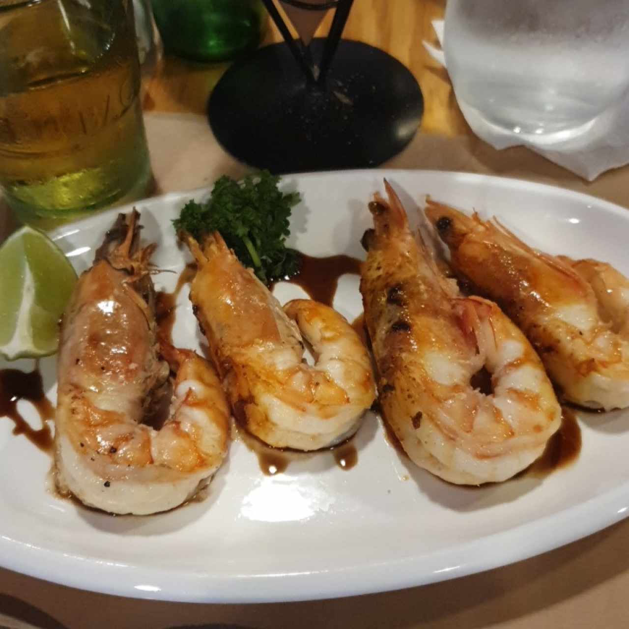 Langostinos a la plancha