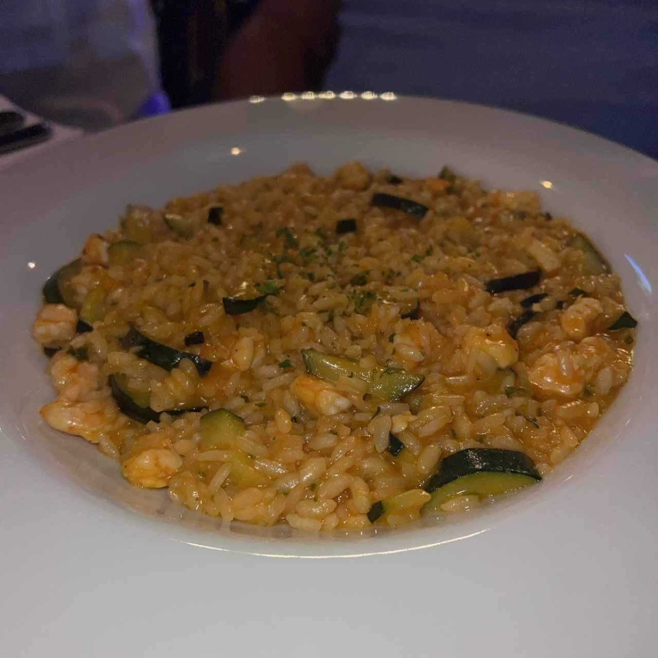 Risotto Gamberi e Zucchine
