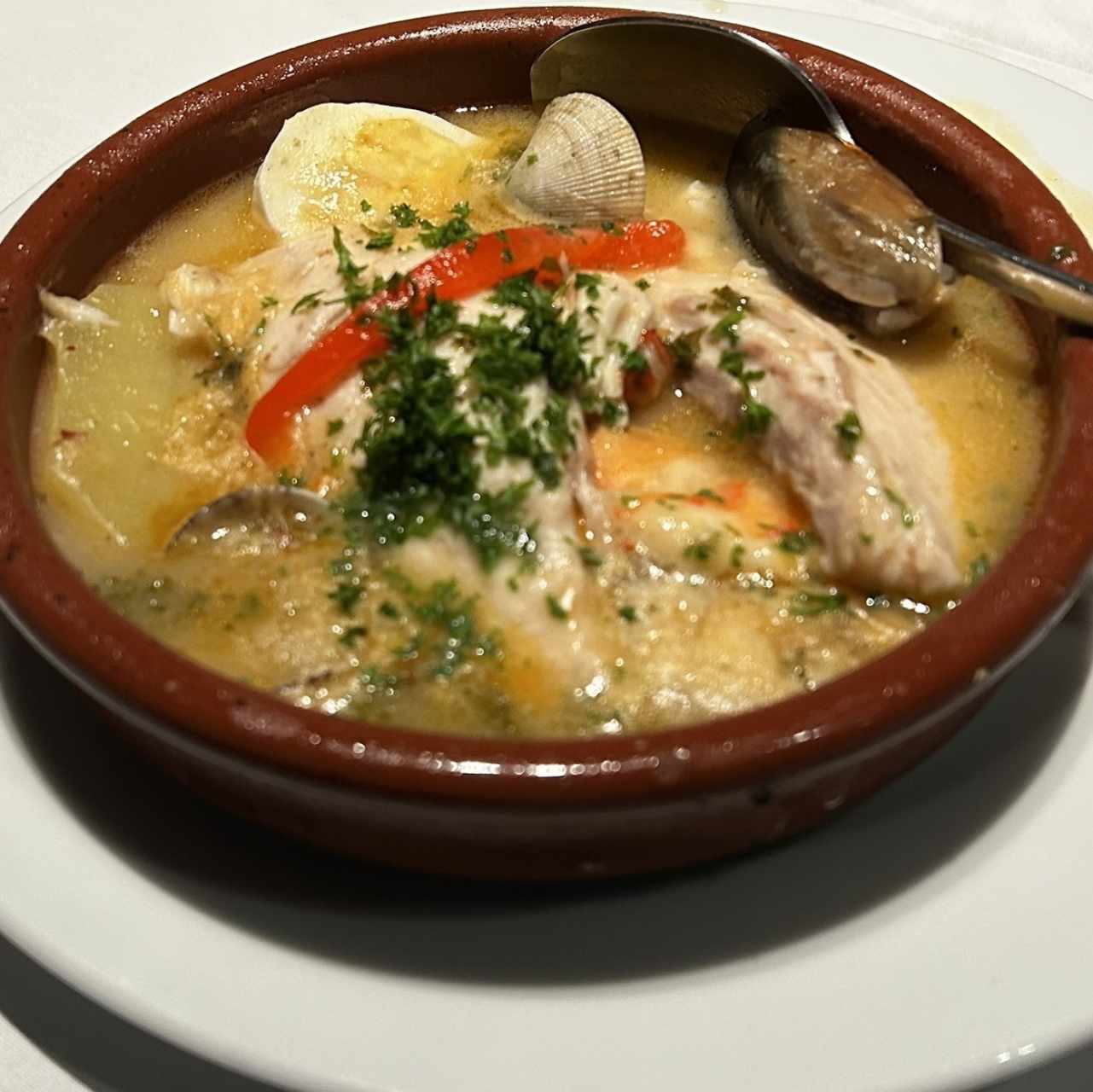 Corvina a la vasca o Corvina al Limón