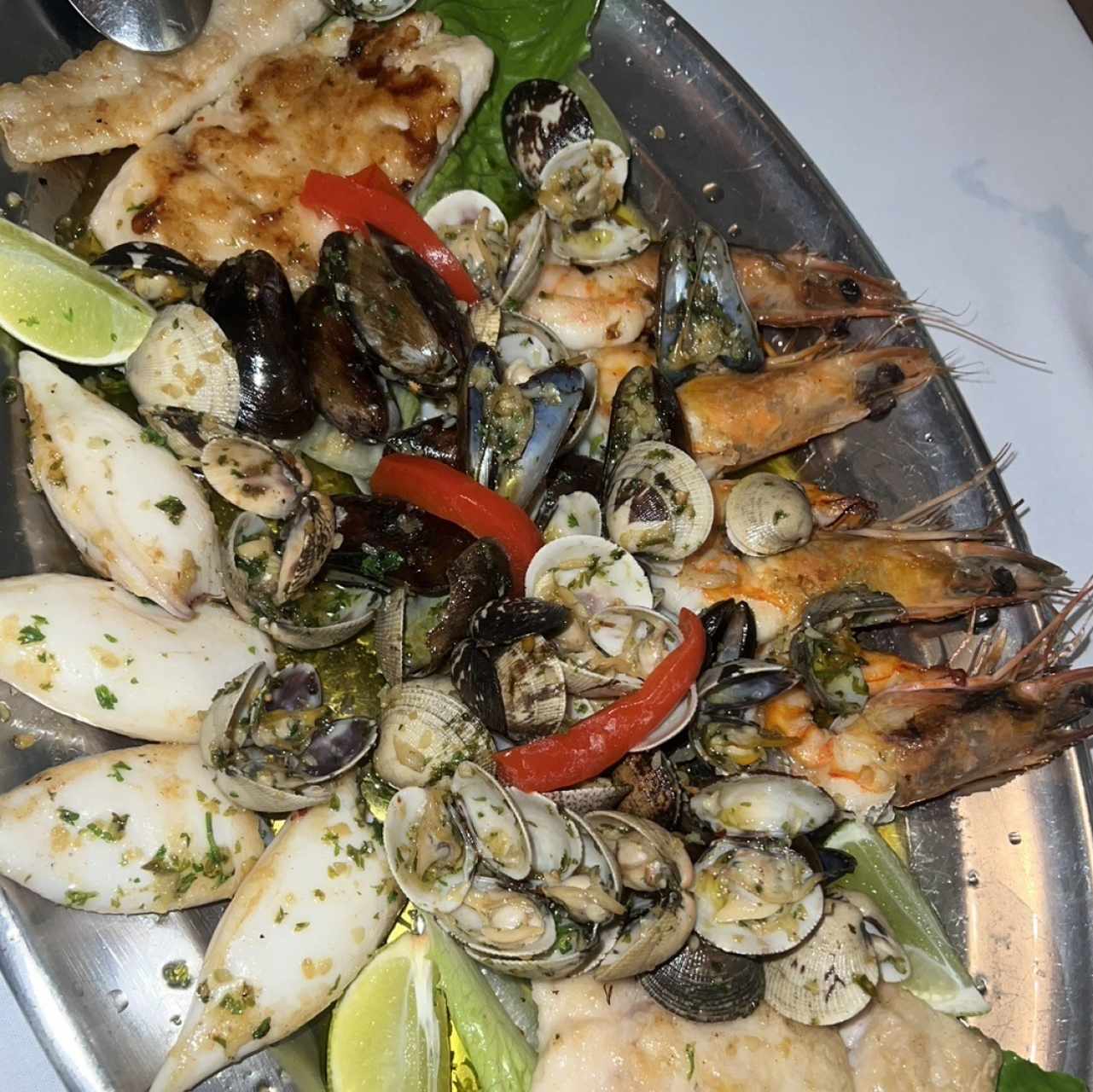 Parrillada de Mariscos - Dos personas