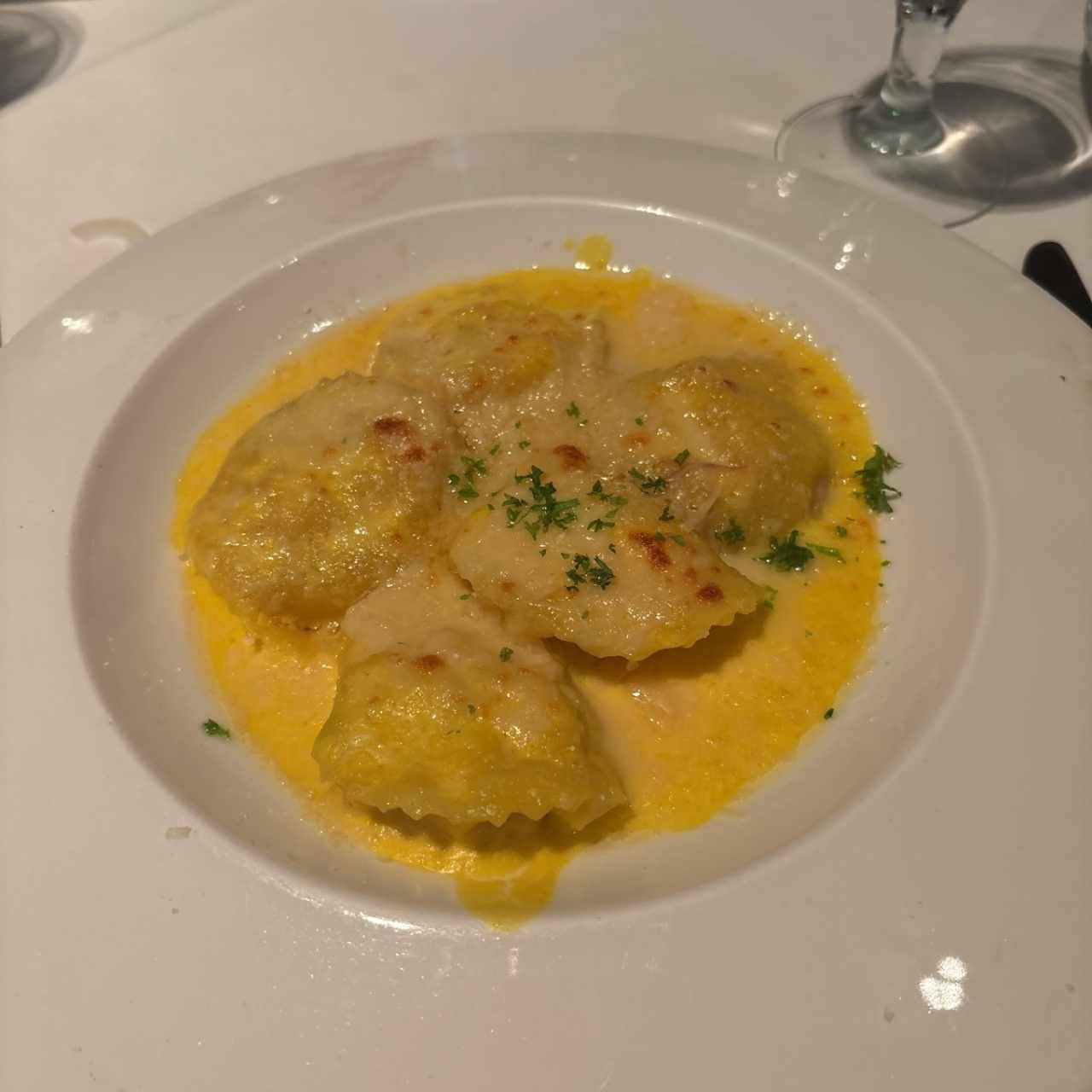 Raviolis Rellenos de Langosta