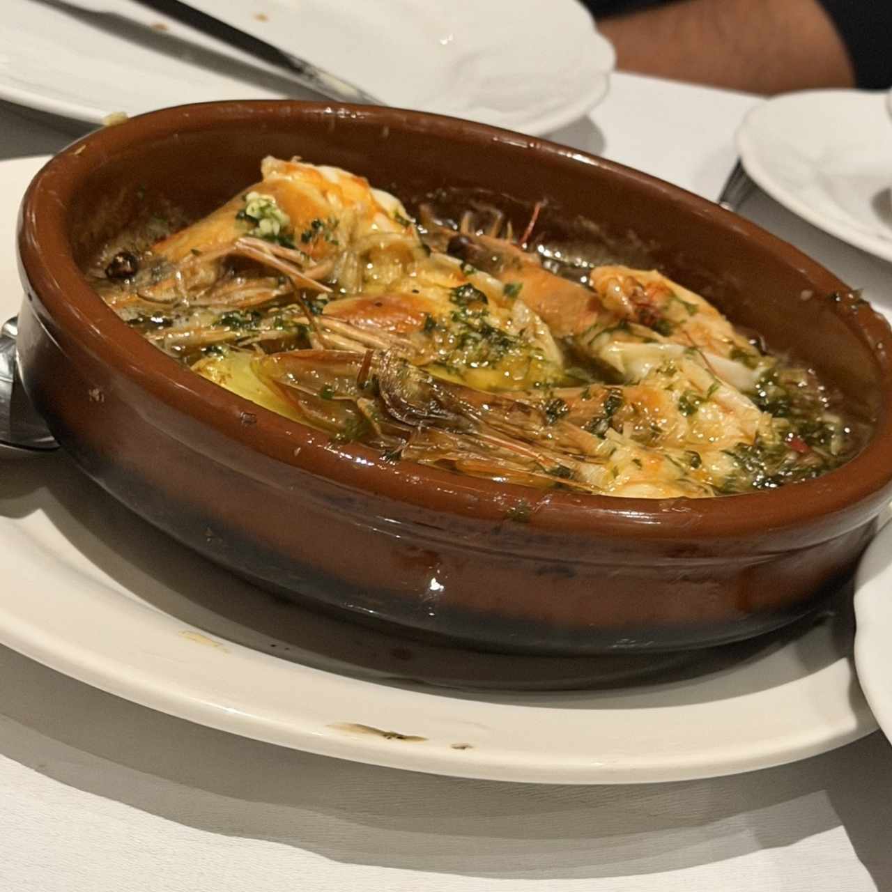 Langostinos en Mantequilla o al Ajillo
