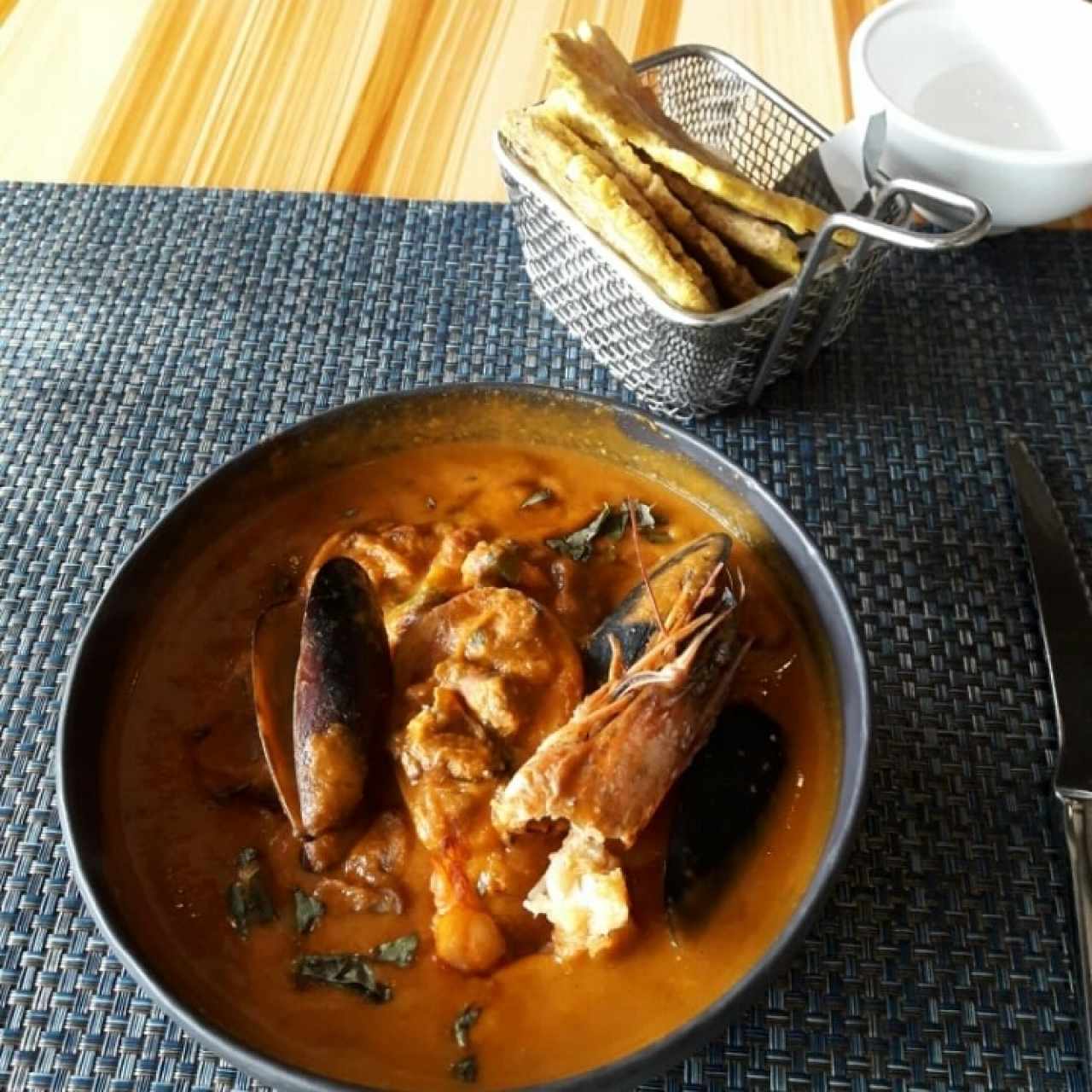 Cazuela de mariscos