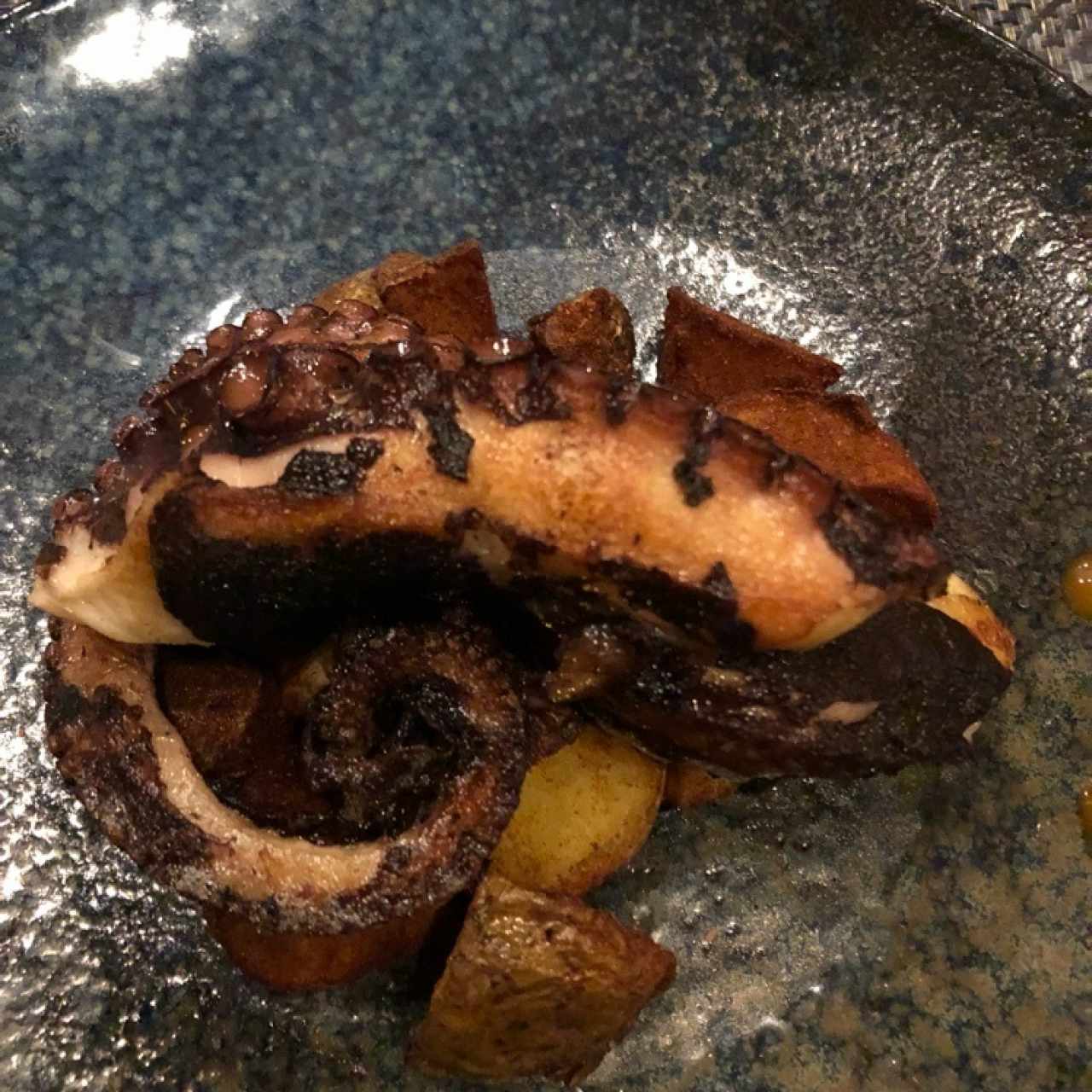 pulpo ahumado 