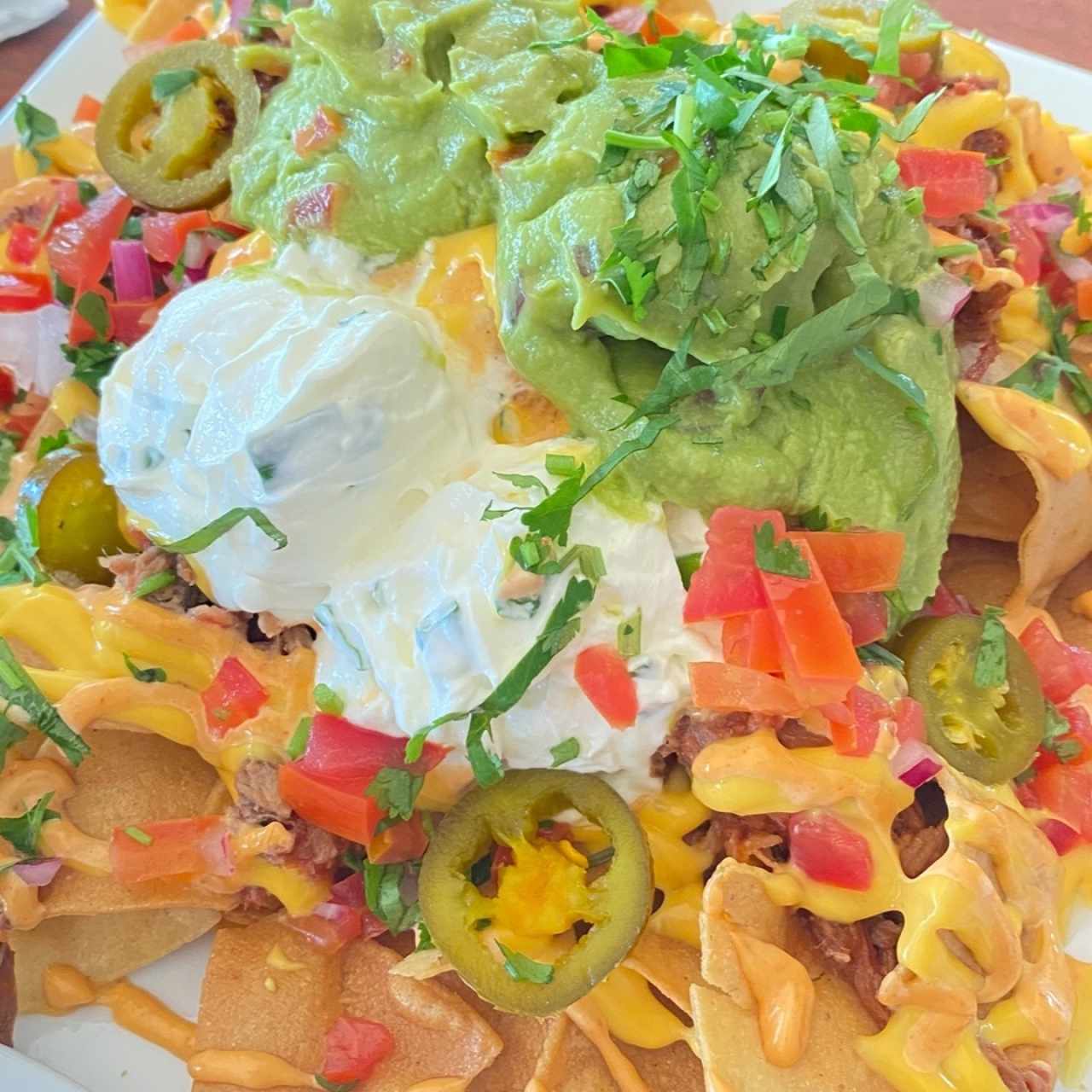 Nachos de la Rana de carne