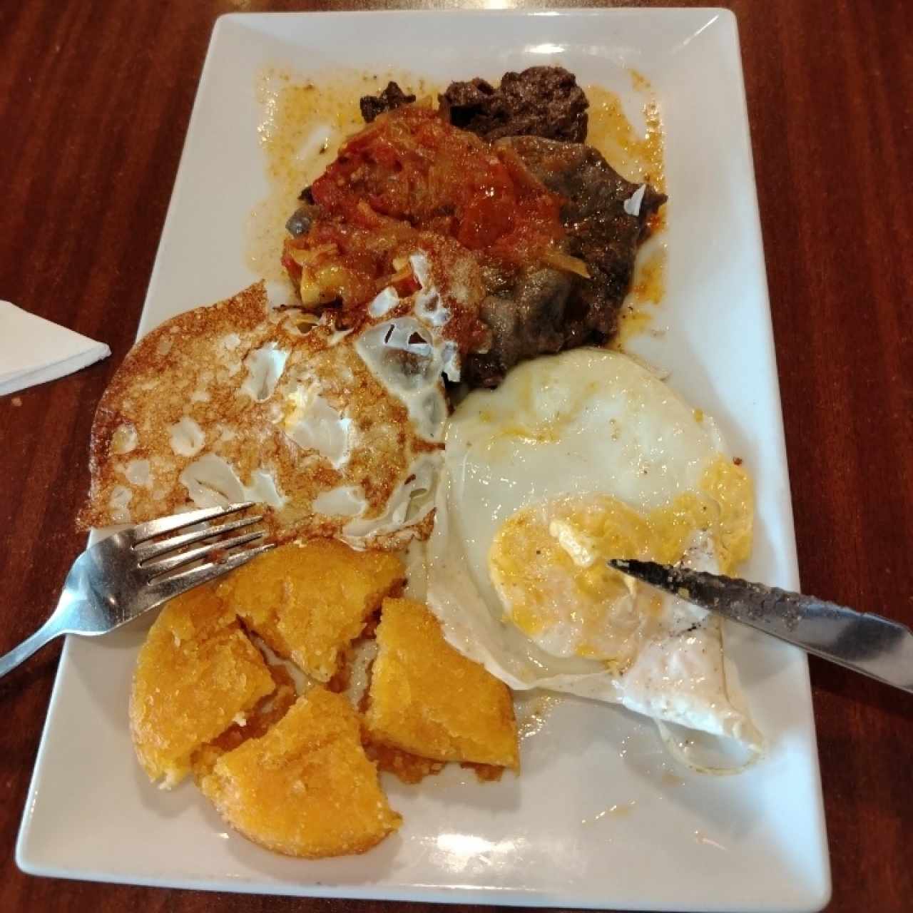 Bistec a caballo 