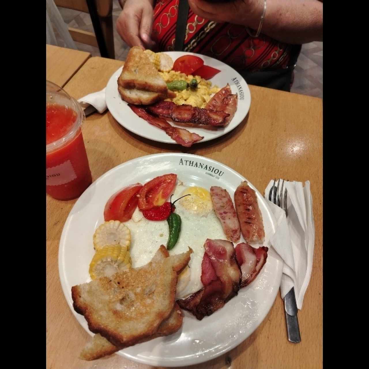 Desayuno típico 
