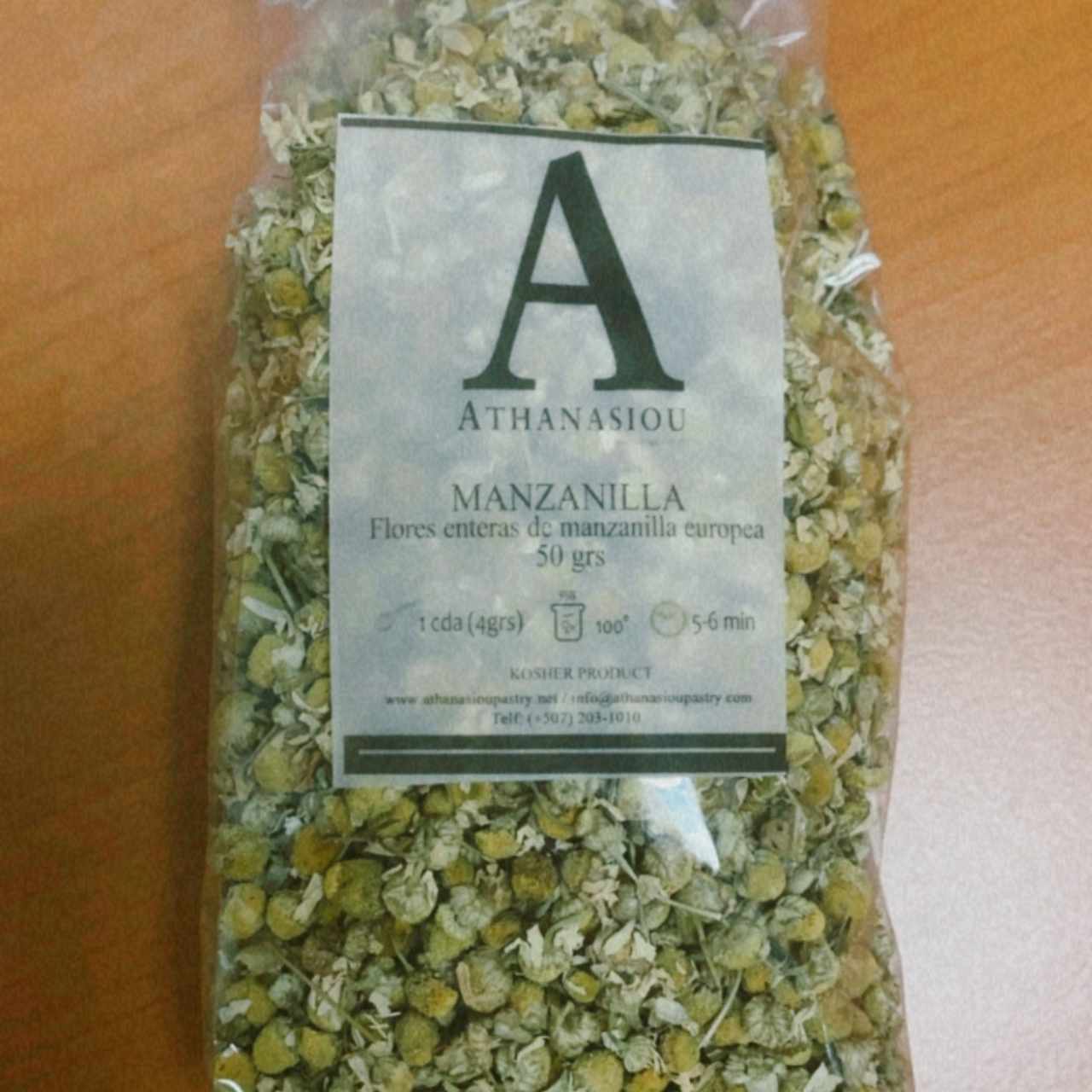 Té de flores de manzanilla