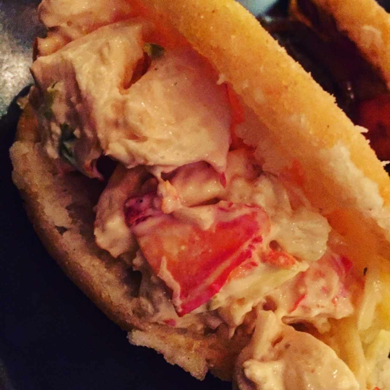 arepa de langosta
