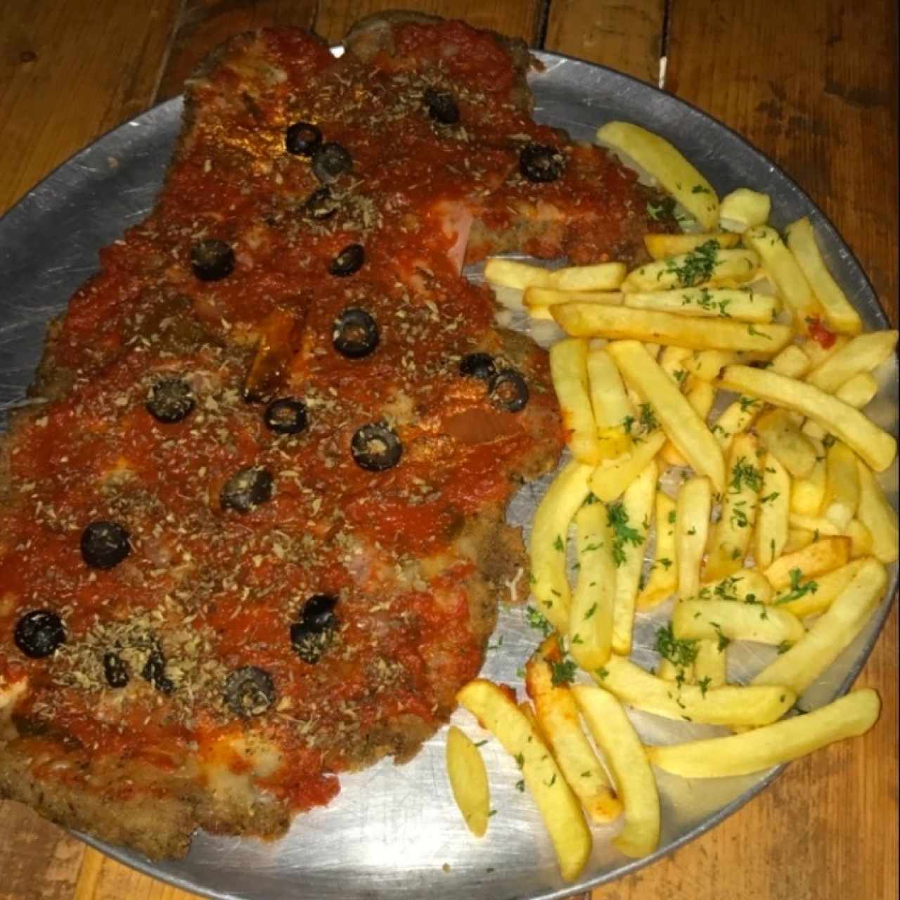 Platos fuertes - Milanesa napolitana