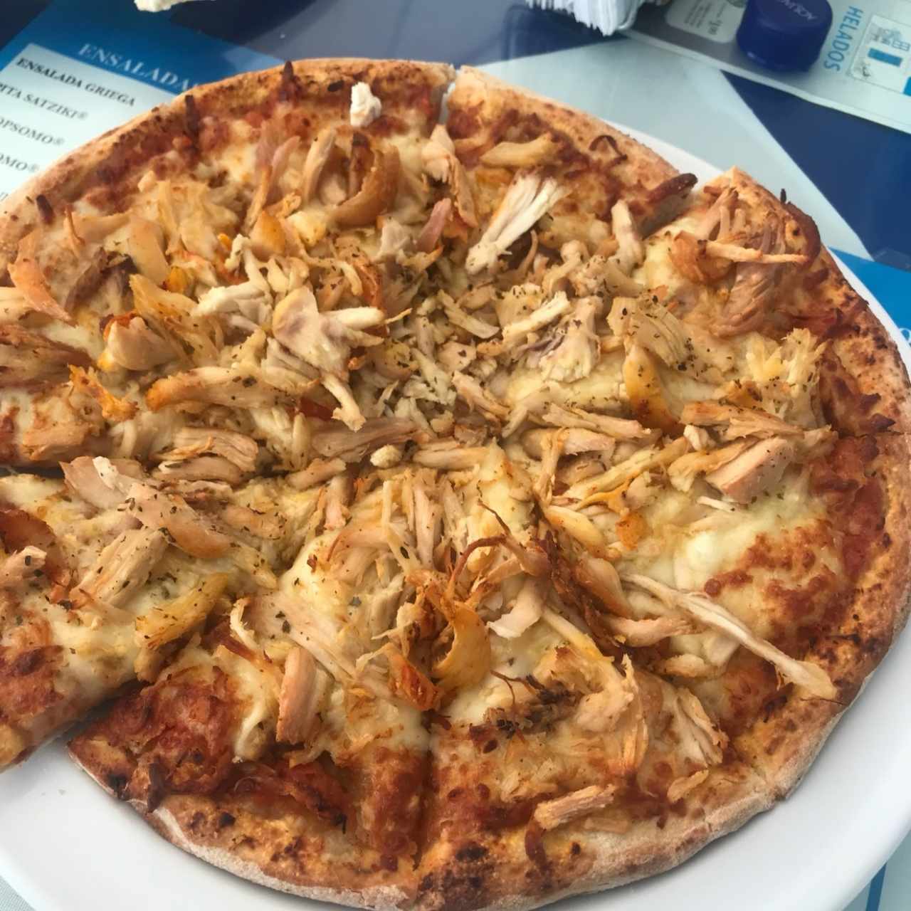 pizza de pollo