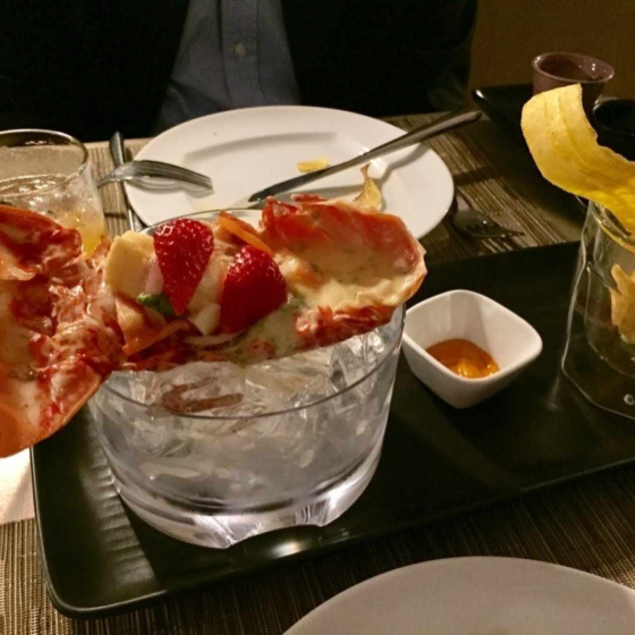 Ceviche de langosta (entrada)