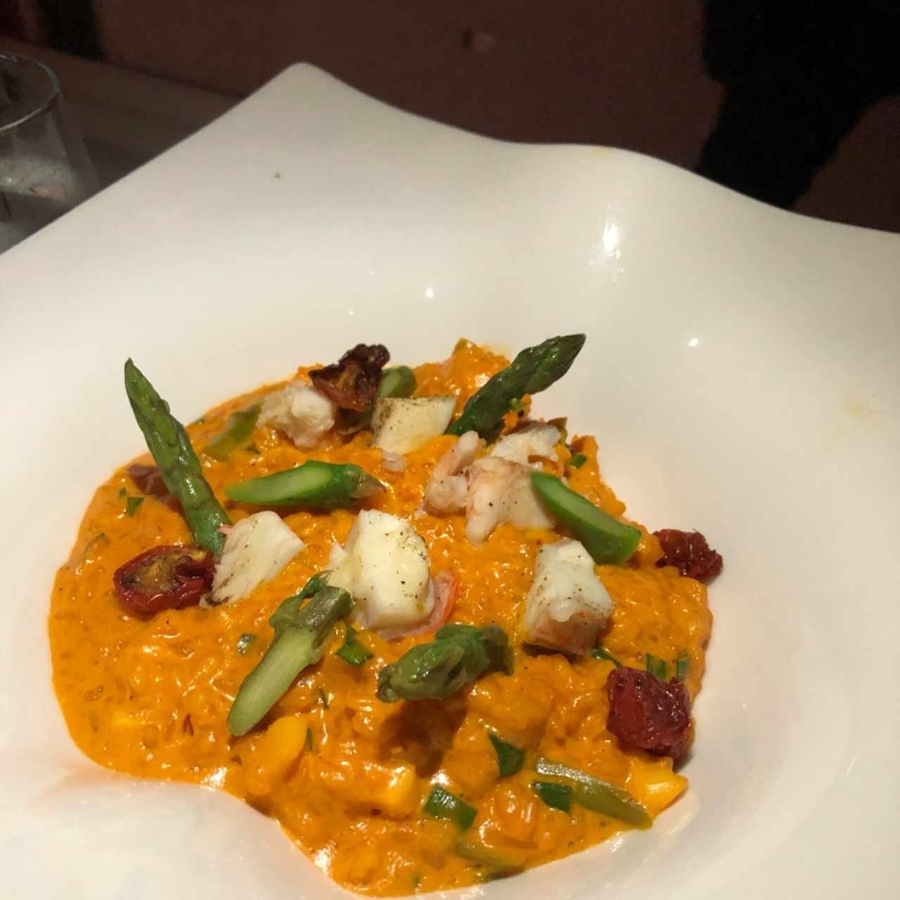risoto de langosta