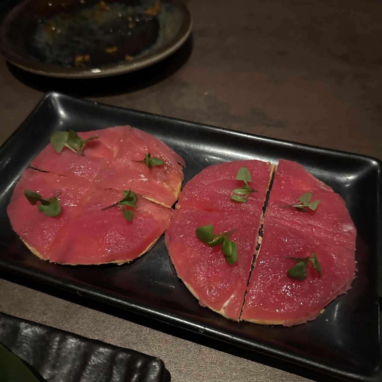 Crudos - Tuna Pizza