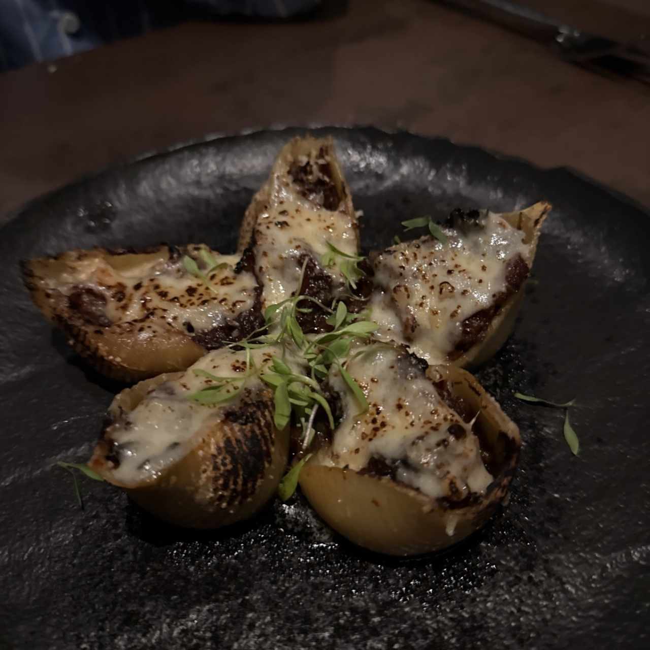 Conchiglioni de Shortrib